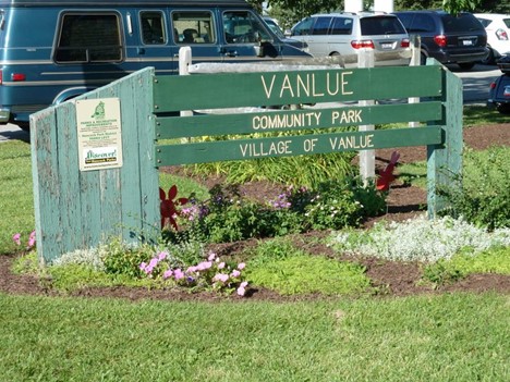 Vanlue Park Sign